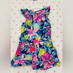 Lilly Pulitzer kids romper size M 6-7